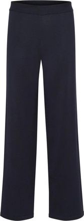 Saint Tropez Mila SZ Pants - Dames - Wijde Broeken - Blauw - S - Broeken