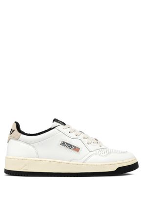 Autry Womens Medalist Leather Sneakers