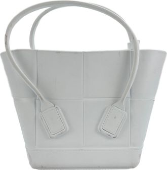 Bottega Veneta White Tote Bag (Pre-Owned)