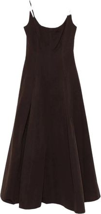 Staud Maxi Jurk - Dames - Maxi kleedjes - Bruin - XS - Kleedjes