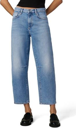 Joe's The Wilder High Waist Crop Relaxed Barrel Jeans in Prevail at Nordstrom, Size 24