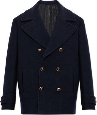 Balmain Hombre, Abrigos, Azul, Talla: L