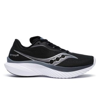 Saucony Womens Kinvara 15 Running Shoe In Black - White