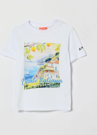Sun 68 T-shirt in cotone stampata