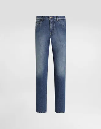 Dolce & Gabbana Denim Trousers - Man Denim Multi-colored 48