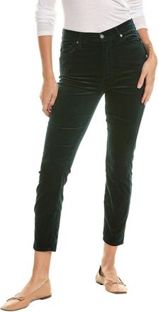 7 For All Mankind High Rise Ankle Skinny Jeans Hunter Green Size 31