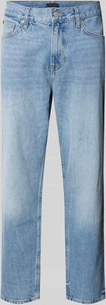 Tommy Hilfiger Tapered Fit Jeans aus reiner Baumwolle in Jeansblau, Größe 32/34