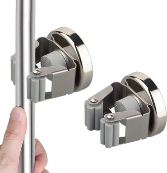 OEM Gancho Magn&eacute;tico De Alta Resistencia, Soporte Magn&eacute;tico Para Escobas, Montaje En Pared, No Requiere Perforaci&oacute;n, Soporte M&oacute;vil Para Escobas Para Guard