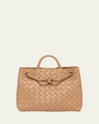 Bottega Veneta Andiamo Small Leather Top-Handle Bag