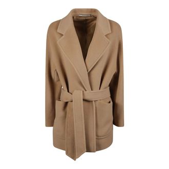 Tagliatore Denise Coat - Dames - Mantels - Beige - Maat: 2XS Wol