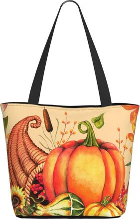 AOOEDM Pumpkin Sunflower Autumn Welcome Ladies Shopping Bag 13x11x7in.The Perfect ValentineS Day Gift.It Is The Best ValentineS Day Gift For Mom, Daughter, W