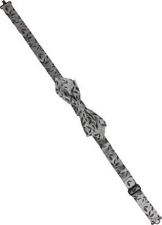Dolce & Gabbana Abstract Leaf Silk Bow Tie - Gray