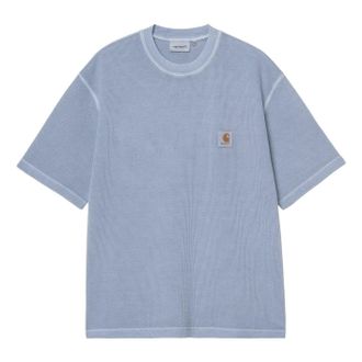 Carhartt Work in Progress S/S Nelson Waffle T-Shirt Gentle Blue I036185-3HX-GD