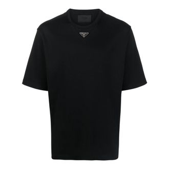Prada Triangle-logo Cotton T-shirt