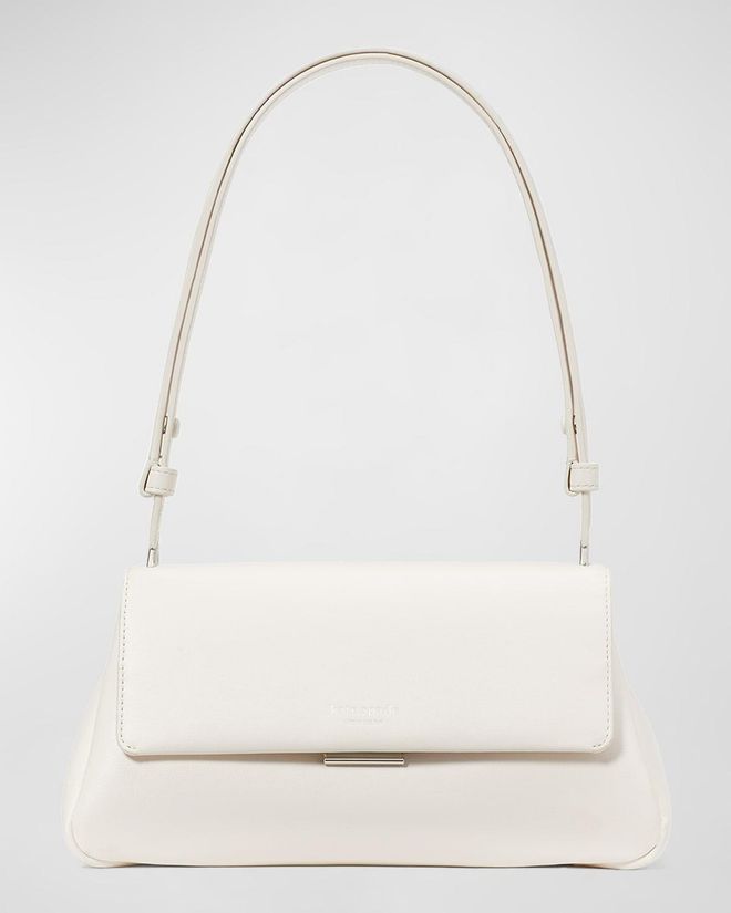 grace flap leather shoulder bag