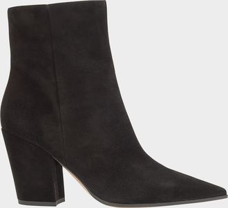 Gianvito Rossi 85mm Keinna Suede Ankle Boots