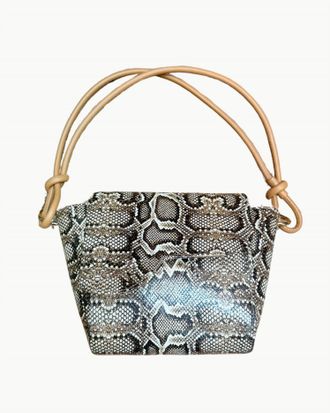 Chie Mihara Womens Bonka Handbag In Snakeskin