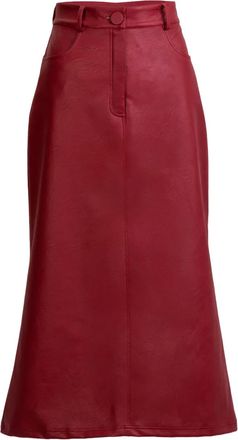 Silvia Tcherassi Layan midi skirt - Red
