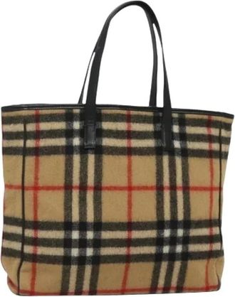 Burberry Pre-owned Tote Bags, female, Multicolor, Size: ONE SIZE Pre-owned Vintage Tote Bag