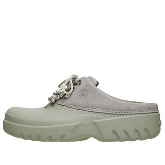 Crocs (WMNS) Crocs Axle Suede Mule Elephant Grey 214137-1LM
