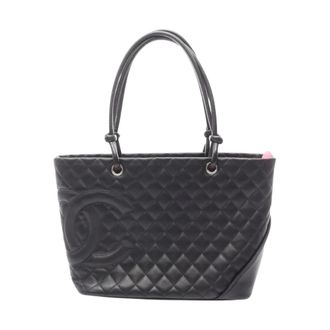 Chanel Bolso Tote de Piel Acolchado Pre-owned - Pre-owned - Mujer - Negro - ONE SIZE
