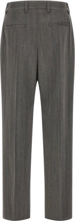 Valentino Garavani Virgin Wool Trousers - Grey