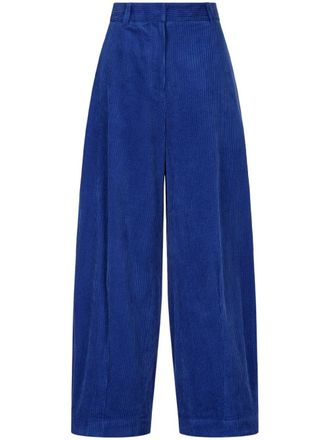 TOMBOY corduroy wide-leg trousers - Blue