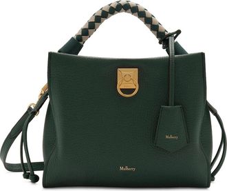 Mulberry Small Iris Leather Top Handle Bag in Mulberry Green at Nordstrom