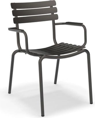 Houe ALUA Outdoor Dining Armlehnstuhl, schwarz