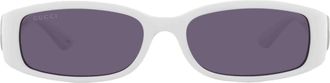 Gucci Grey Rectangular Ladies Sunglasses GG1661S 003 54