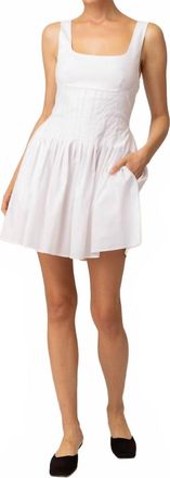 Line & Dot Ophelia Sleeveless Romper In White