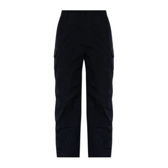Burberry Wide Trousers, male, Blue, Size: XL Sidcot Trousers