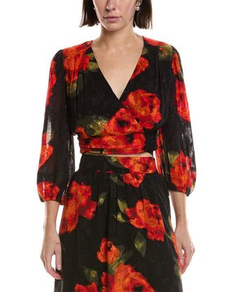 Shelli Segal Laundry By Shelli Segal Jacquard Blouse