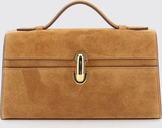 Savette Borsa mini a mano Symmetry in pelle di vitello scamosciata
