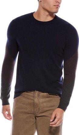 Autumn Cashmere Colorblock Cashmere Crewneck Sweater