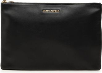 Saint Laurent Pre-owned Saint Laurent Leather Zip Clutch Ladies M5R60U8EV5LY0C7E
