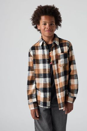 Levi's Camicia di flanella a quadri Buffalo per adolescenti - Uomo - 10A - Nero / Jet Black