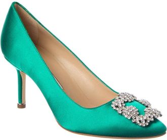 Manolo Blahnik Hangisi 70 Satin Pump