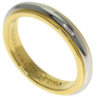 Tiffany & Co. Yellow Gold (18K) Platinum 950 Band Ring (Pre-Owned)