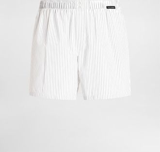 Dolce & Gabbana Striped Cotton Poplin Boxer Shorts - Man Underwear And Loungewear Multicolor 4