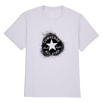Converse T-Shirt CONVERSE MENS CONVERSE ALL STAR STENCIL T-SHIRT, Herren, Gr. XXL, grau (barely grau), Obermaterial: 100% Baumwolle, unifarben, Rundhals, einge