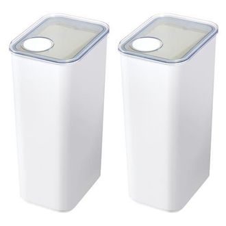 iDesign Extra Large Canister with Removable Pour Cap - Set of 2 - White at Nordstrom