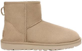 UGG Winter Boots, female, Beige, Size: 7 US Classic Mini Sand Shoe