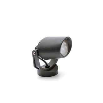 OEM Foco Tommy 1xgu10 6w Con Pulsador Cct (2colores) Ip66 L.12,2xan.13,5xal.12,7cm Resina Negra