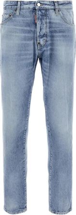 Dsquared2 Heren, Jeans, Blauw, Maat: S Katoen