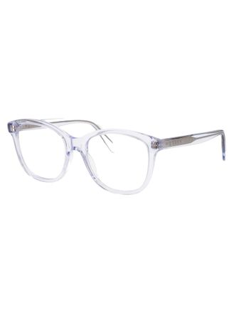 Alexander McQueen AM0487O Crystal Acetate Eyeglasses - Crystal