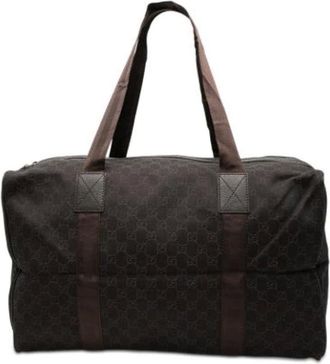 Gucci Pre-owned Weekend Bags, female, Brown, Size: ONE SIZE Pre-owned Weekend Bag