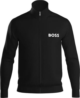 BOSS Mens Ease Track Jacket in Blk at Nordstrom, Size Xx-Large