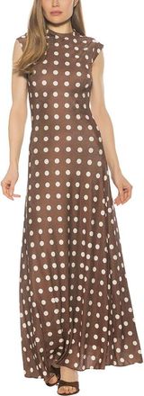 Alexia Admor Nalani Mock Neck Sleeveless Maxi Dress