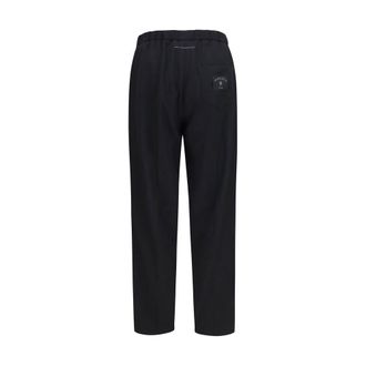 Maison Margiela Drawstring Elasticated Trousers - Black